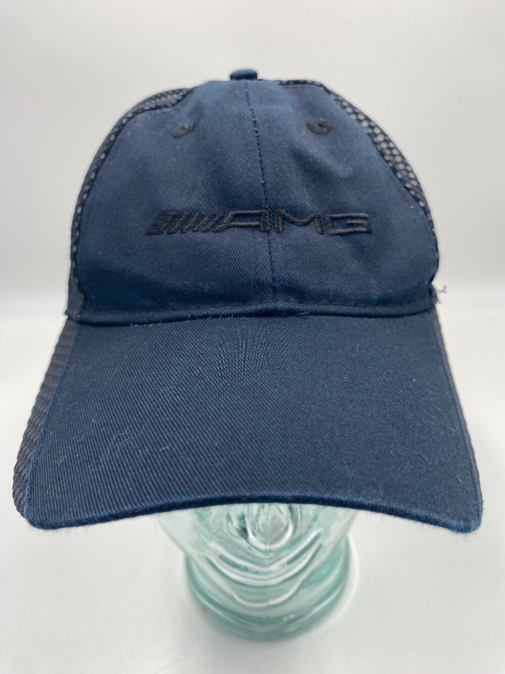 Port Authority AMG Strapback Baseball Cap One Size Adjustable Embroidered Black